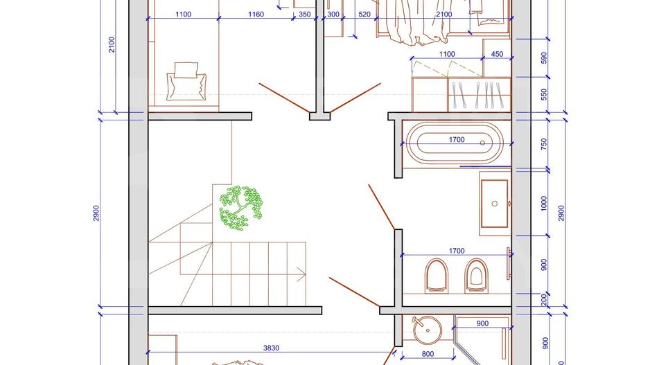 Vânzare, townhouse, 2 nivele, 3 camere, strada Maciesilor, Telecentru - Poză 47