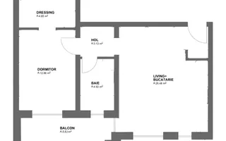 Apartament nou 2 camere cu dressing | Etaj 1 | Mehala | Comision 0% - Schiță 20