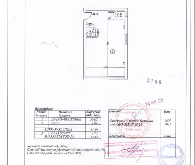 Duplex 2 camere 62 mp, centrala, zona Vitant, loc de parcare, pod izolat 25 mp - Poză 8
