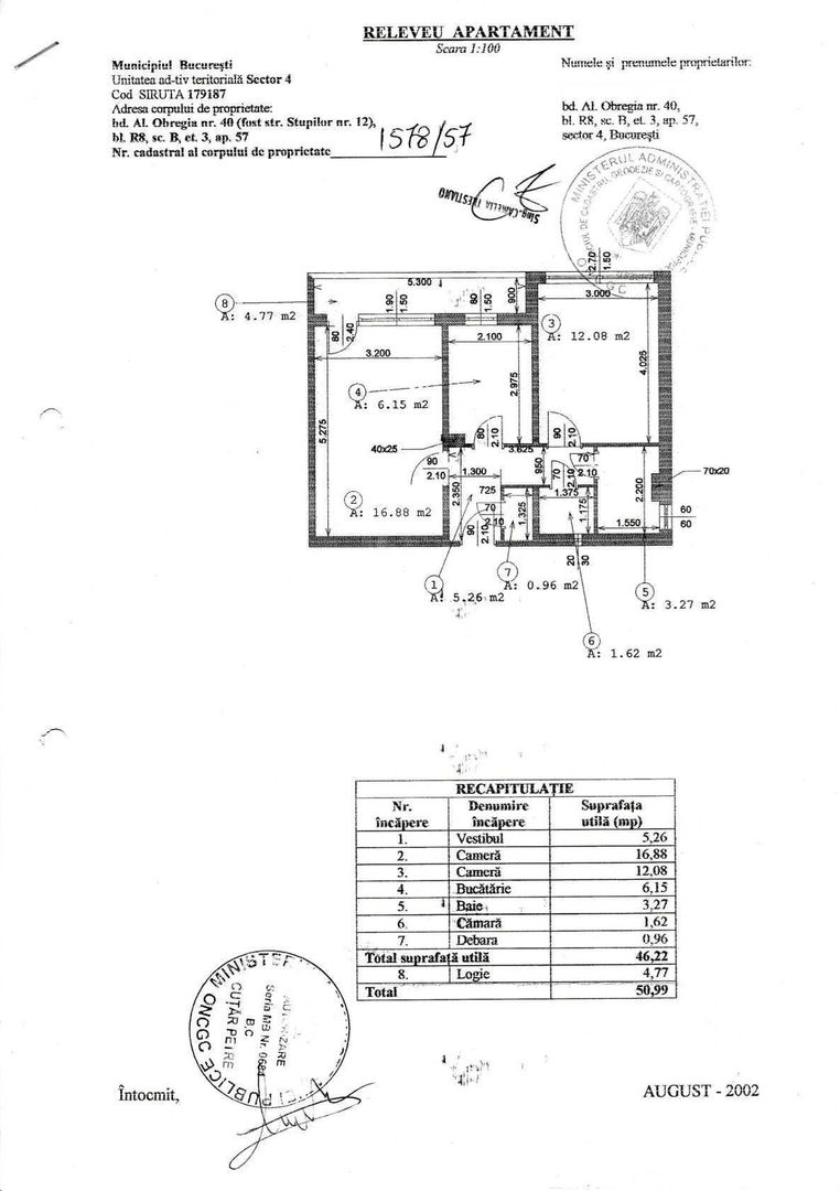 Comision 0% Apartament 2 camere - Bulevardul Alexandru Obregia - Poză 7