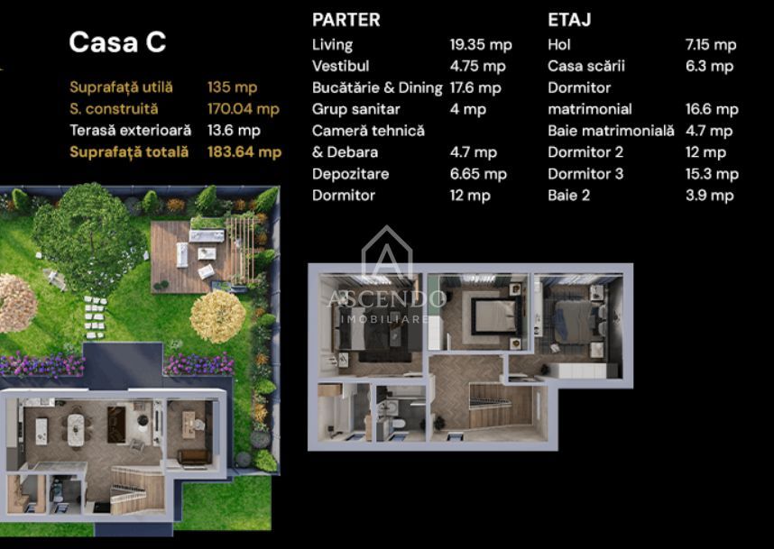 Case noi în Măgurele cu grădină proprie, parc privat și finisaje premium - Poză 19