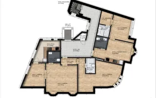 Cladire multifunctionala consolidata| Office | AirBnb | 856 mp utili | - Schiță 23