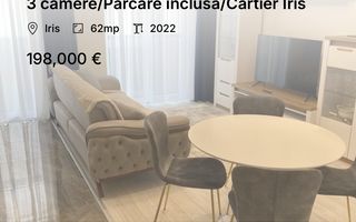3 camere/Parcare inclusă/Cartier Iris - Poză 1
