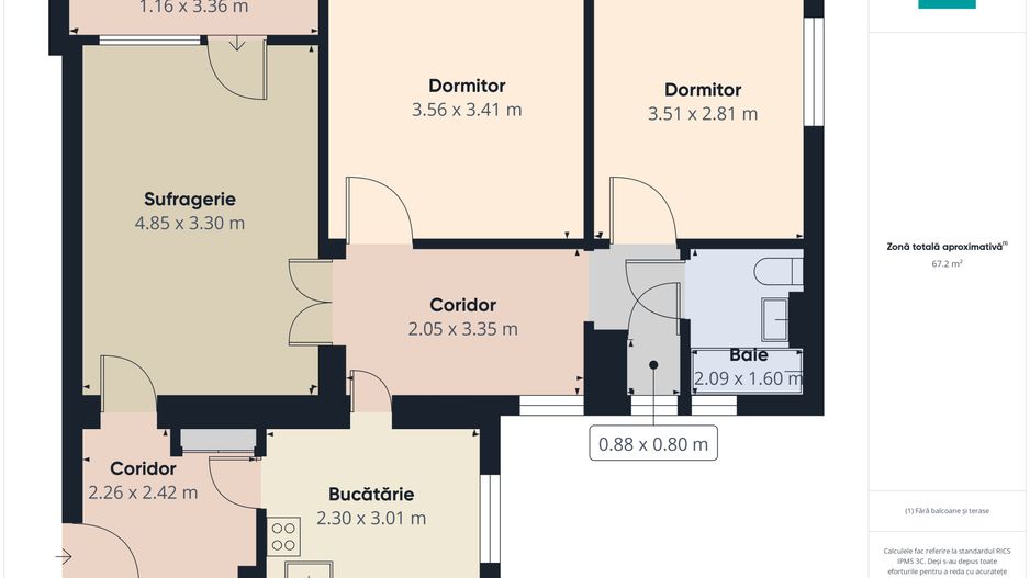 Apartament 3 camere – Rogerius - Poză 10