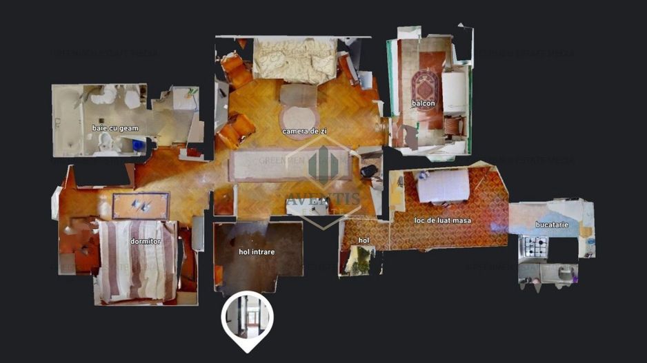 Apartament 2 camere cu centrala proprie si balcon, langa parc Cismigiu - Poză 2