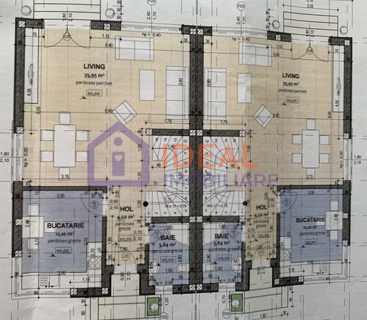Duplex modern 4 Camere si 270 mp curte, in Cristian-Comision 0% - Schiță 3