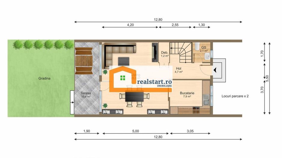 Parcul Teilor, Complex securizat, Vila insiruita, 2 loc parcare, curte, pivnita - Poză 30