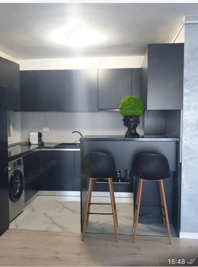 P. F. Inchiriez 2 camere in Buna Ziua, 50 mp, mobilat, cu parcare - Poză 6