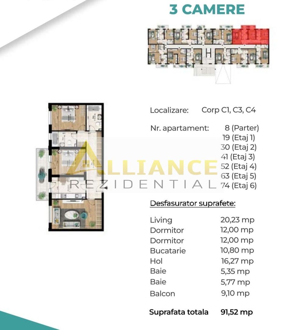 Apartament 3 camere | 89 mp | 5 min metrou Berceni - Poză 1