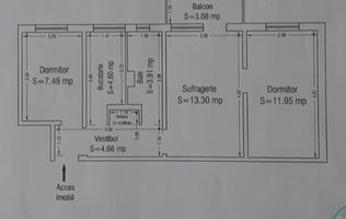 PREȚ REDUS – Apartament 3 Camere + Parcare + GAZE – Etaj 1 | Constanta