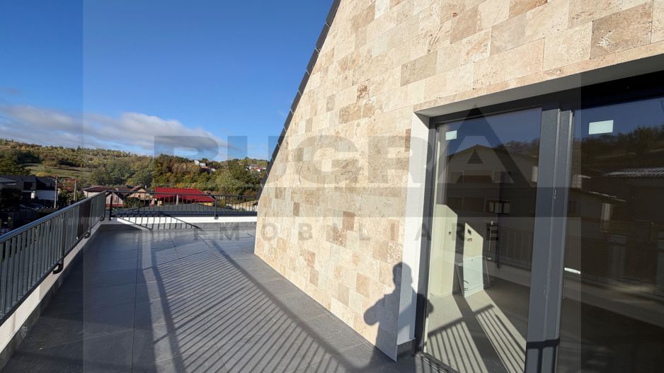 Casa cu arhitectura moderna 200mp, teren 800mp, Rooftop, zona Feleacu - Poză 16