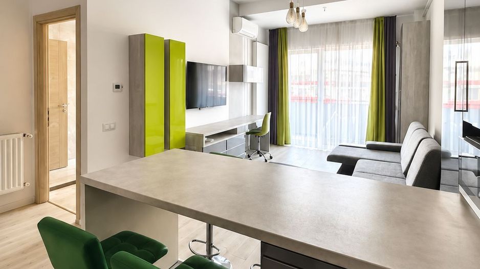 Apartament Modern 2 Camere De Inchiriat | Bonjour Residence | Parcare | Terasa - Poză 1