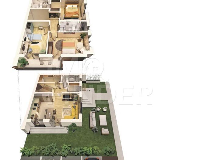 Vanzare duplex Floresti, zona Sub Cetate - Poză 9