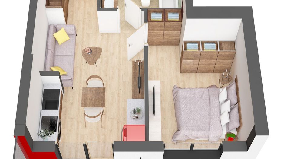 Apartament nou in bloc ARED - Poză 8