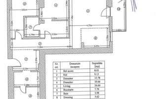 Apartament finalizat cu 3 camere Herastrau - Poză 9