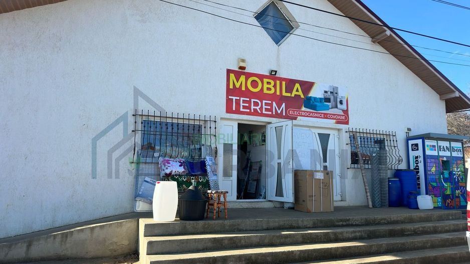 Spațiu comercial de închiriat, 182 mp, ultracentral, Deleni, Iași – vizavi de PROFI - Poză 1