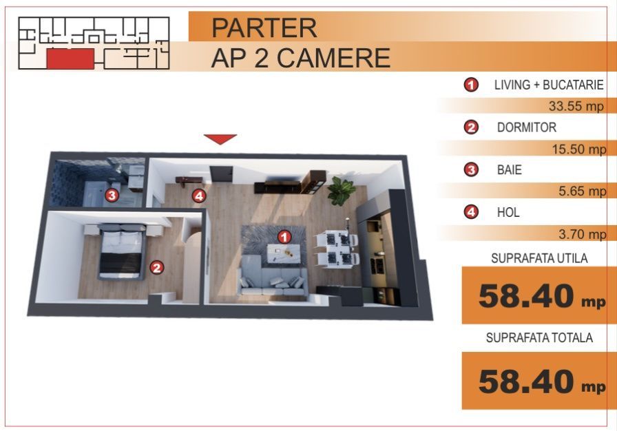 Apartament ultracentral de vânzare - Poză 1