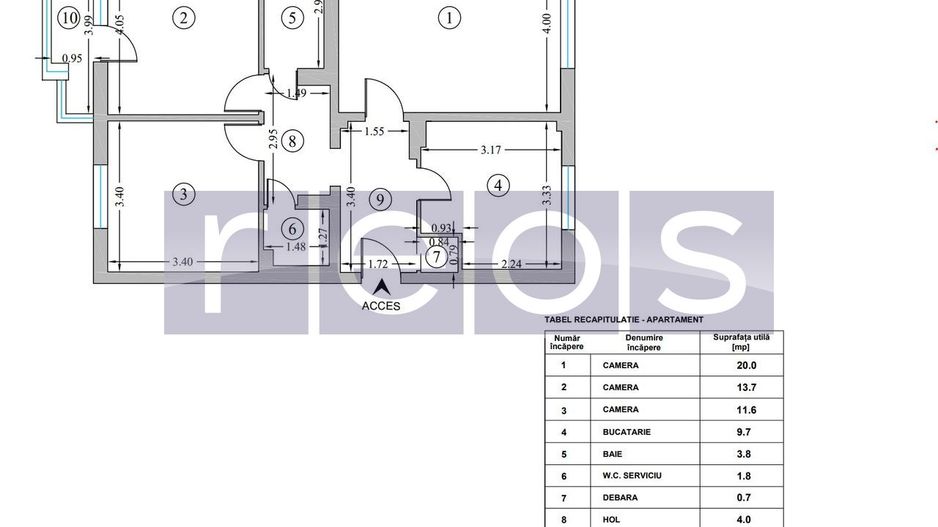 VANZARE 3 CAMERE | DECOMANDAT | ZONA NERVA TRAIAN - Poză 11