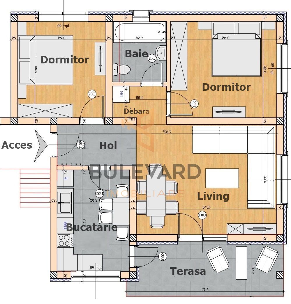 Comision 0! Apartament 3 camere decomandate,  in imobil tip vila! - Poză 2