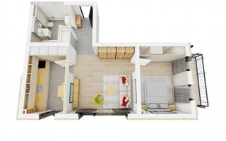 COMISION 0! Etaj intermediar. Bucatarie inchisa. Lift. Loc de parcare. - Poză 10