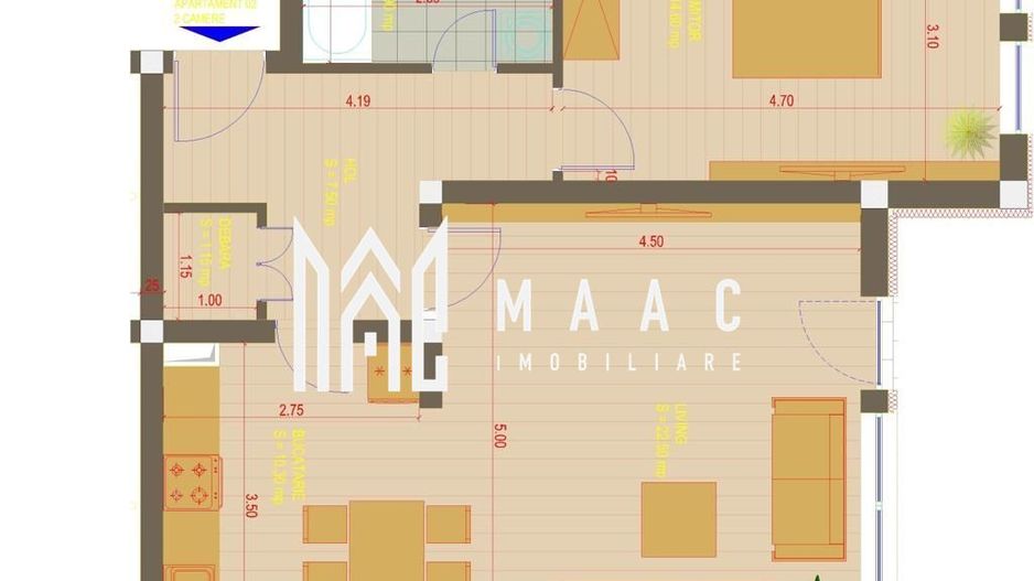 Apartament 2 camere de închiriat | Șelimbăr | grădină | 3 parcări - Poză 8