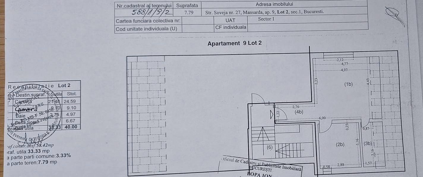 Apartament cu doua camere, Soveja-1 Mai - Poză 10