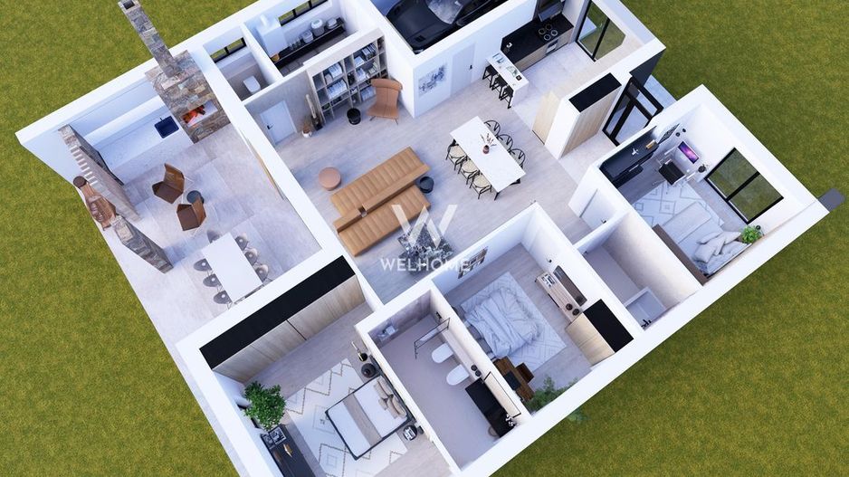 Casa moderna pe un singur nivel in Sura Mica - Poză 8