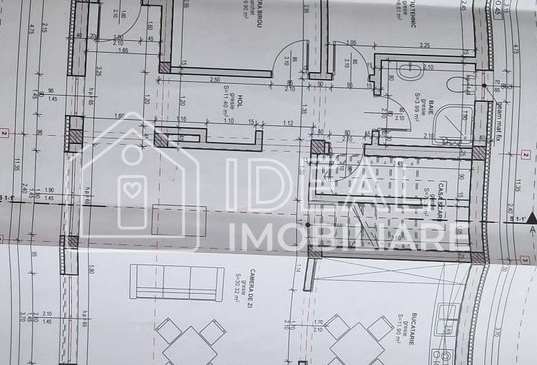Casă Individuala cu 5 camere, si 500 mp de curte, cartierul Primaverii - Schiță 14