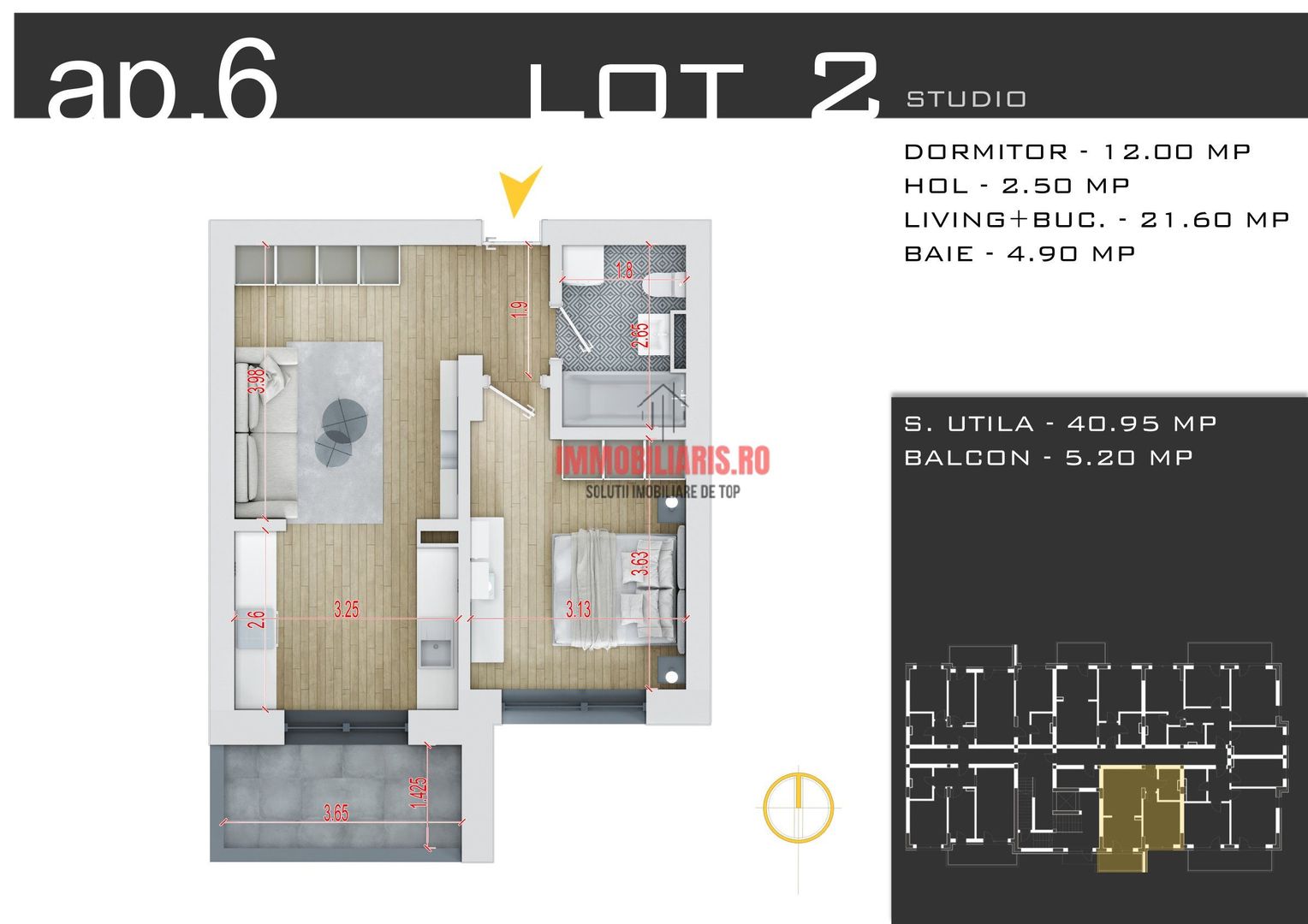 T. Pallady-Metrou - Discount Parcare - Comision 0% - Schiță 2
