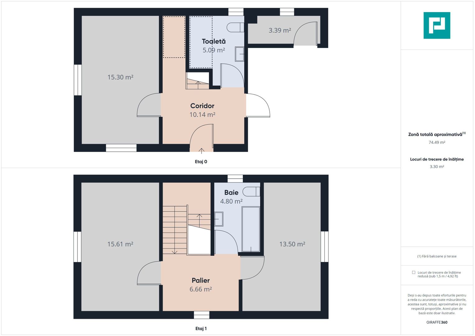 Vilă cu 3 camere la cheie în Bujac - Poză 8