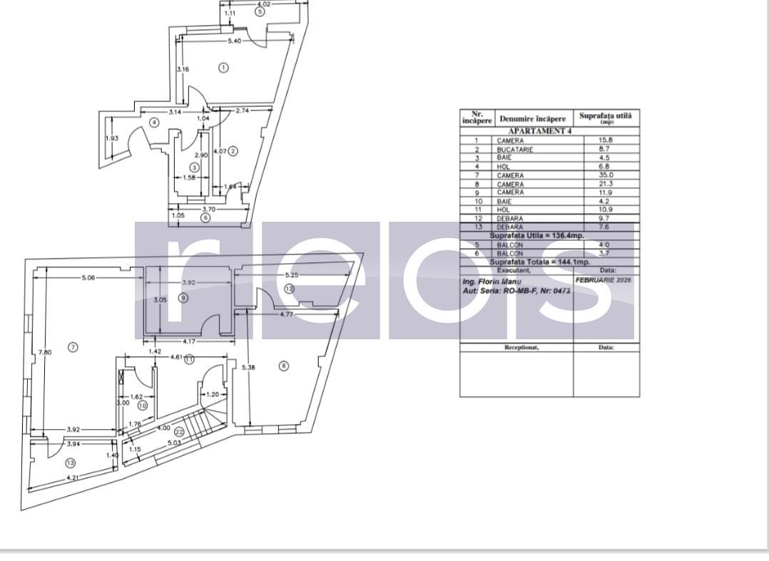 VANZARE 4 CAMERE | 136 MP UTILI | LOC DE PARCARE INCLUS | JIULUI - Poză 14