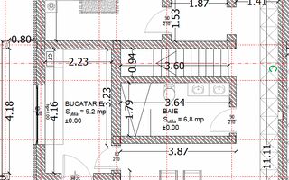 Pozitie centrala. La asfalt. Toate utilitatile - Schiță 9