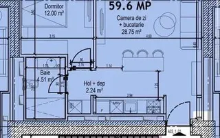 VANZARE CESIUNE APARTAMENT 2 CAMERE | ONE DISTRICT | 49MP-TERASA 11MP - Poză 17
