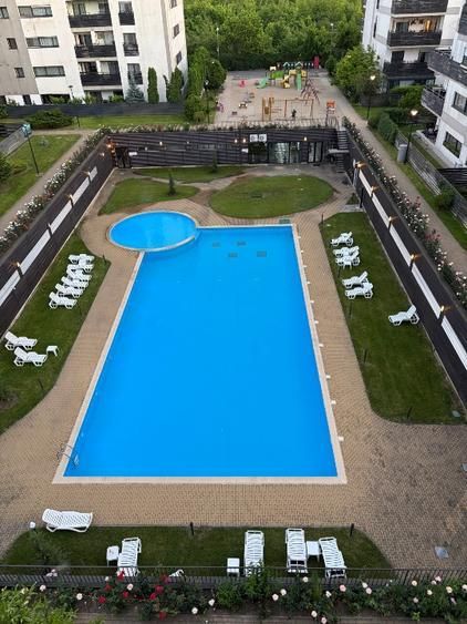 3 camere | Iancu Nicolae – Băneasa | 100 mp utili | piscină & sală - Poză 1