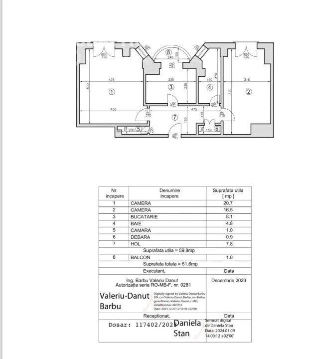 Aparatament 2 camere de vanzare Piata Unirii- Ultracentral - Poză 1