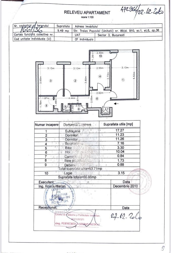 Apartament 3 camere zona Baba Novac - Mihai Bravu - Poză 8