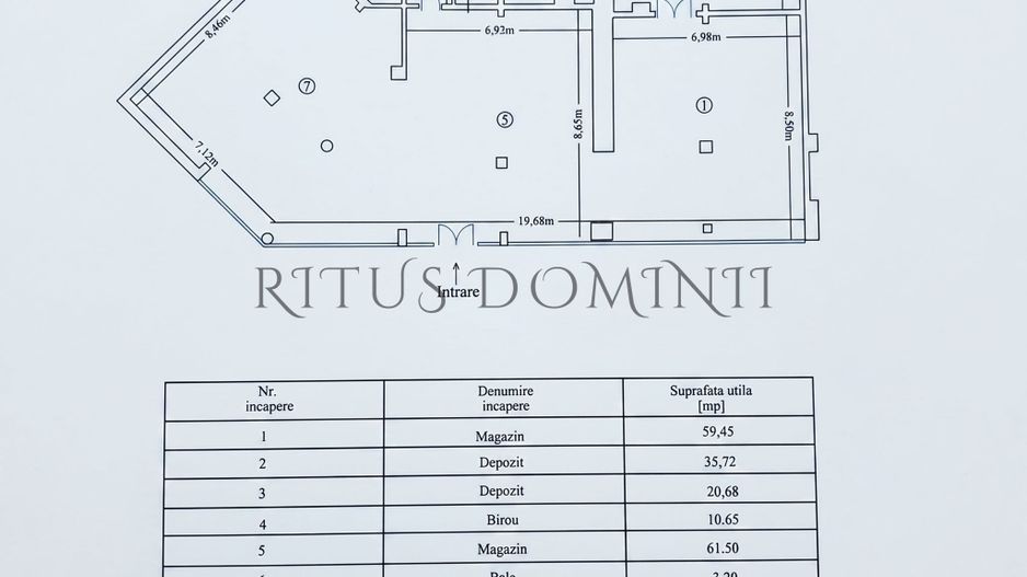Spatiu Comercial Rogerius, Zona cu Trafic Intens, 265mp Utili - Schiță 6