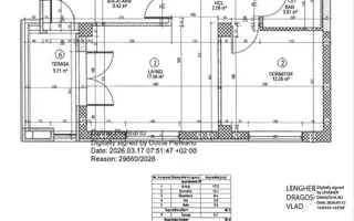 ♦️2 camere Baneasa / Sisesti - Balcon generos & Parcare♦️ - Schiță 11
