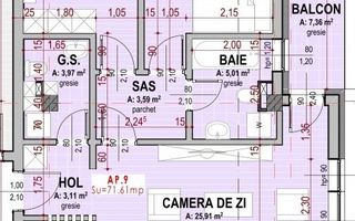 Apartament cu 3 camere/finisaje si parcare subt.incl./Somesului. - Poză 4