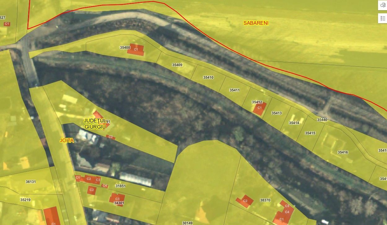 Teren intravilan 400 mp  cu autorizatie si funadatie  Săbăreni,  Joita - Poză 12