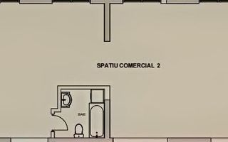 Spatiu Comercial-160MP Construiti-Parter-6 Parcari - Poză 2