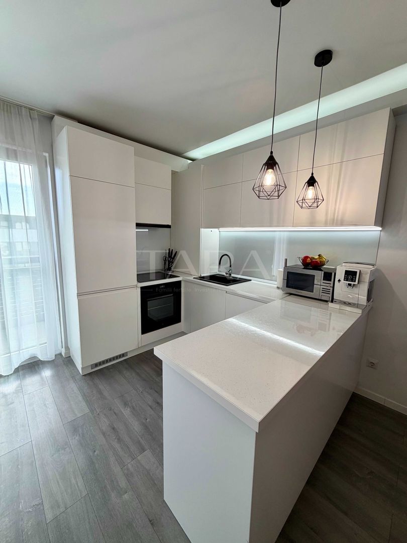 Apartament modern, 2 camere, parcare subterană,  zonă linistita. - Poză 3