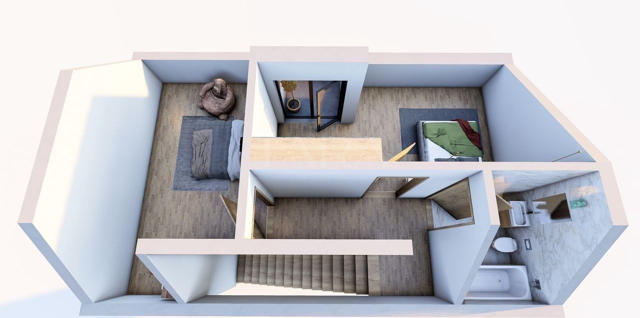 Apartament 100 mp, etaj si mansardă, cu grădină și parcare, Someșeni. - Poză 3