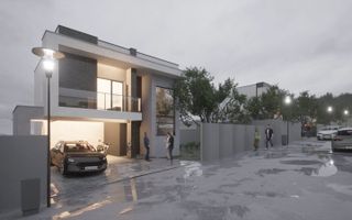 Casa individuala/teren 500mp/panouri fotovoltaice/pompe de caldura. - Poză 1