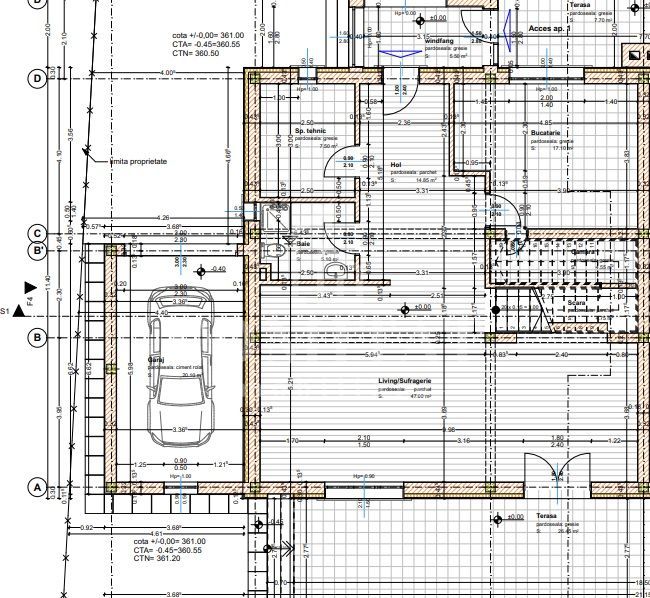 Casă de lux cu piscină la prima închiriere cartier Borhanci - Schiță 34