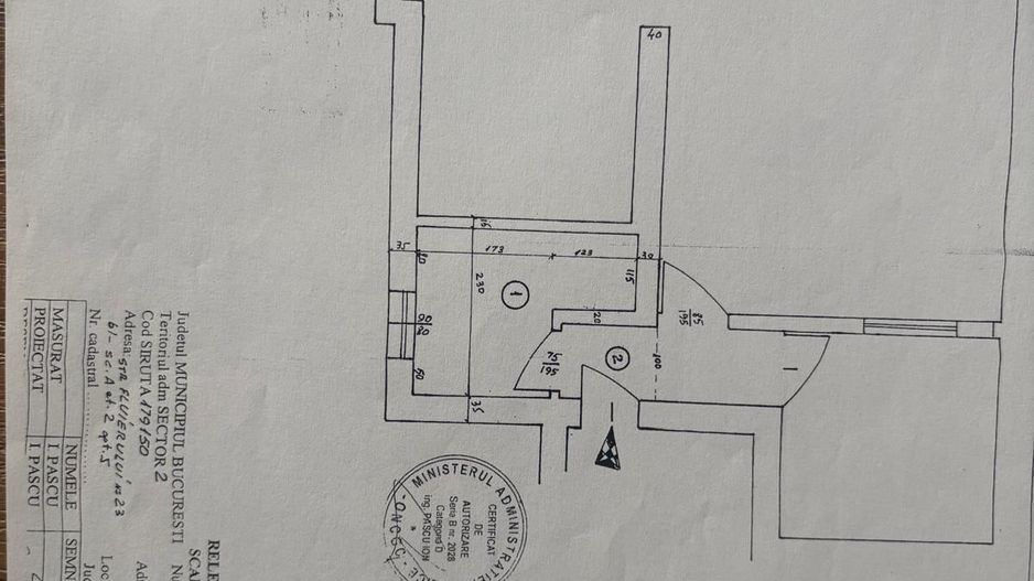 Pache Protopopescu - Ferdinand, Str Fluierului, 3 camere, comision 0% - Schiță 39