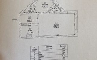 COM 0% Apartament decomandat cu 1 camera | Sagului - Poză 11