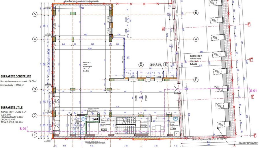 Spatiu de birouri premium – Etaj 1- in inima orasului Cluj-Napoca - Schiță 5
