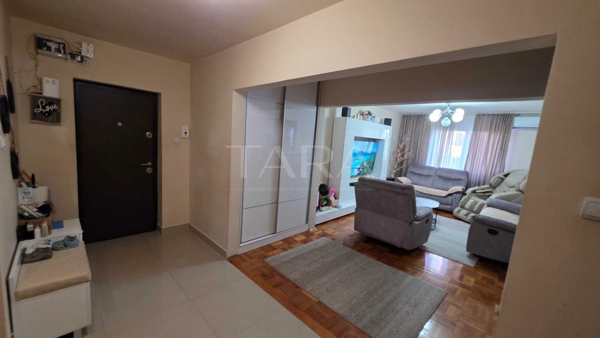 Apartament premium cu 3 camere, 100 mp, 2 băi, mobilat, utilat. - Poză 3
