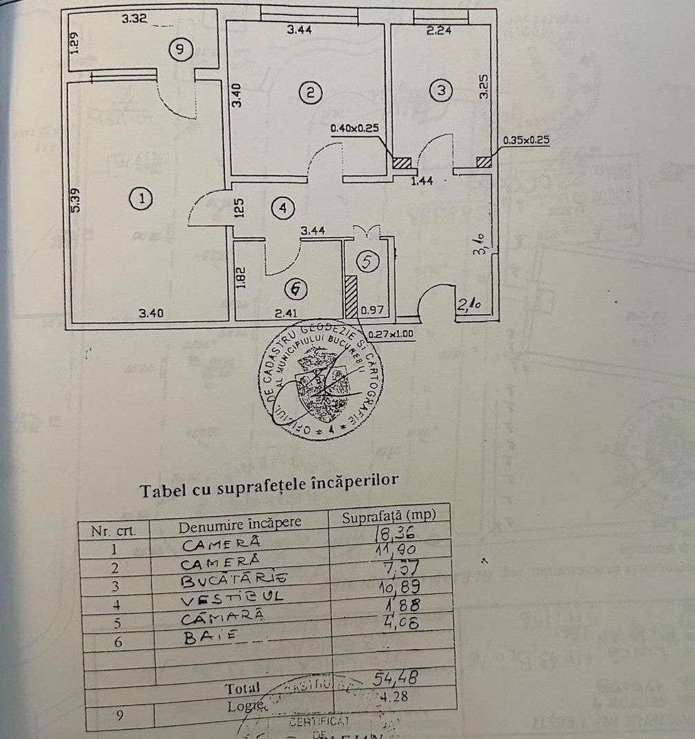 Apartament 2 camere decomandat 59 mp – Mutare imediată - Schiță 12